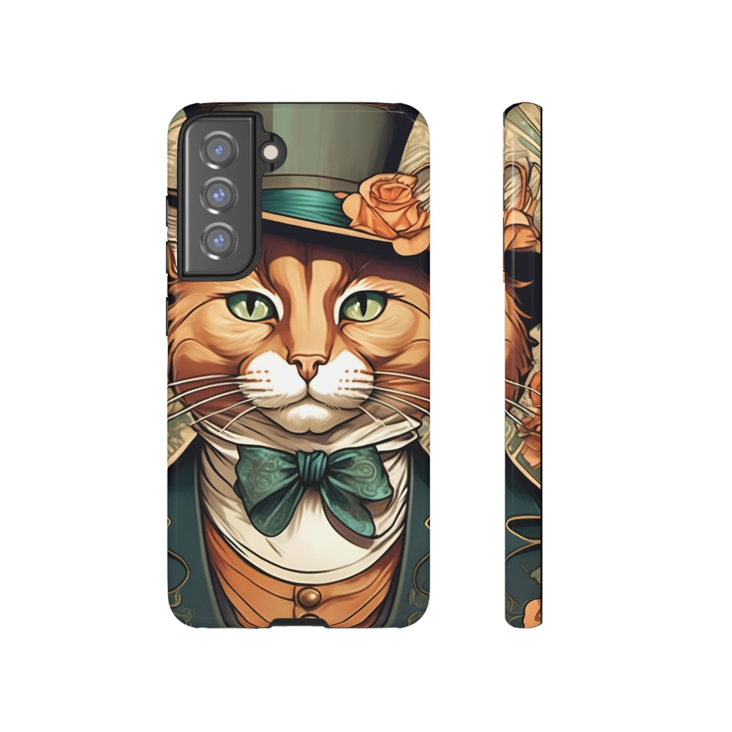 Alphonse Mucha Tough Phone Cases (A gentleman cat)