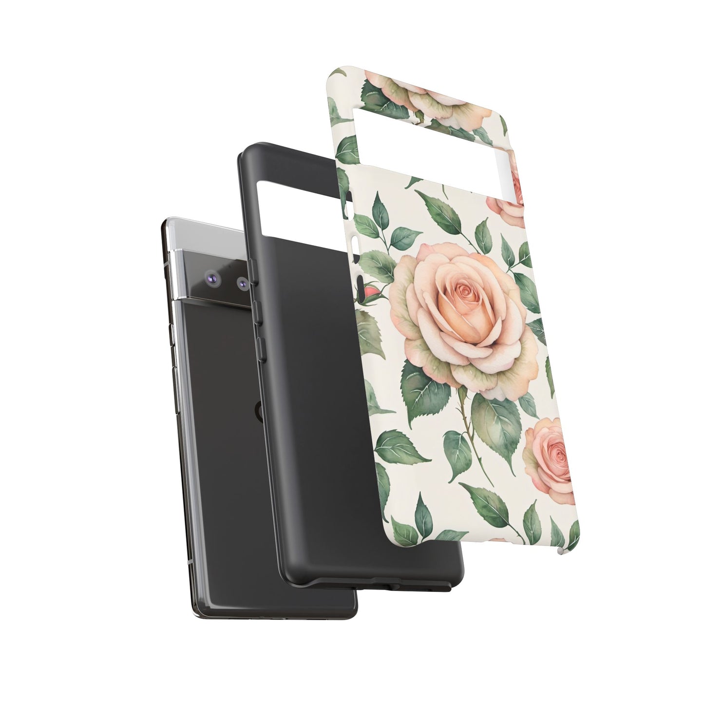 Watercolor Large Roses Tough Cases