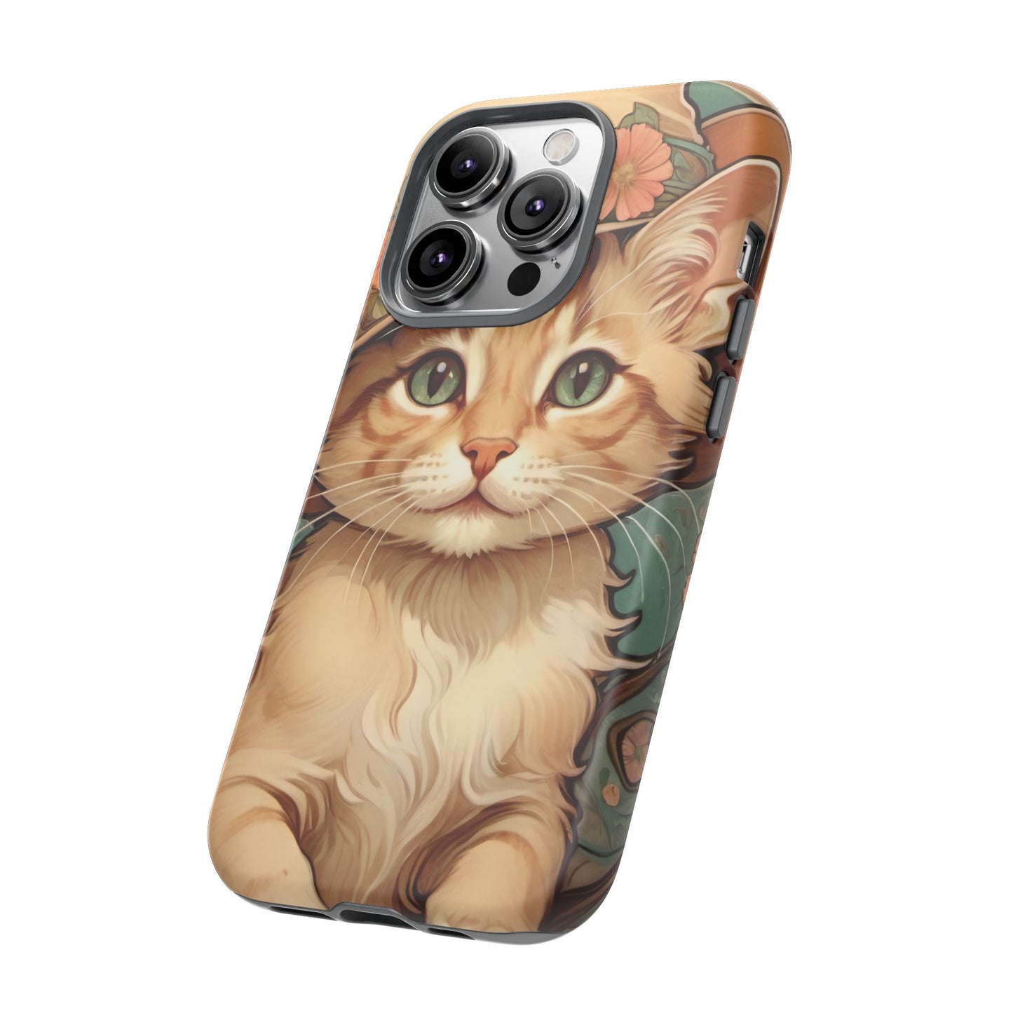 Alphonse Mucha Tough Phone Cases (A kitten)