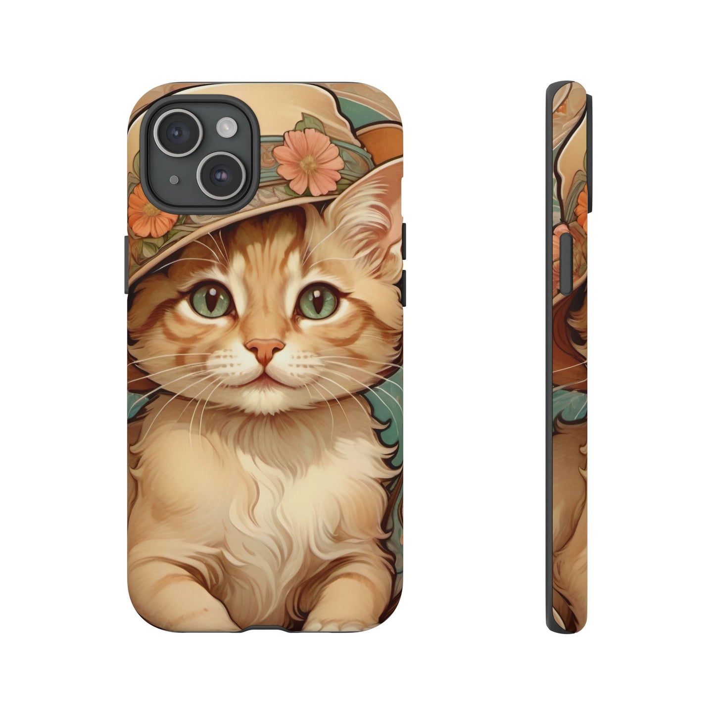 Alphonse Mucha Tough Phone Cases (A kitten)