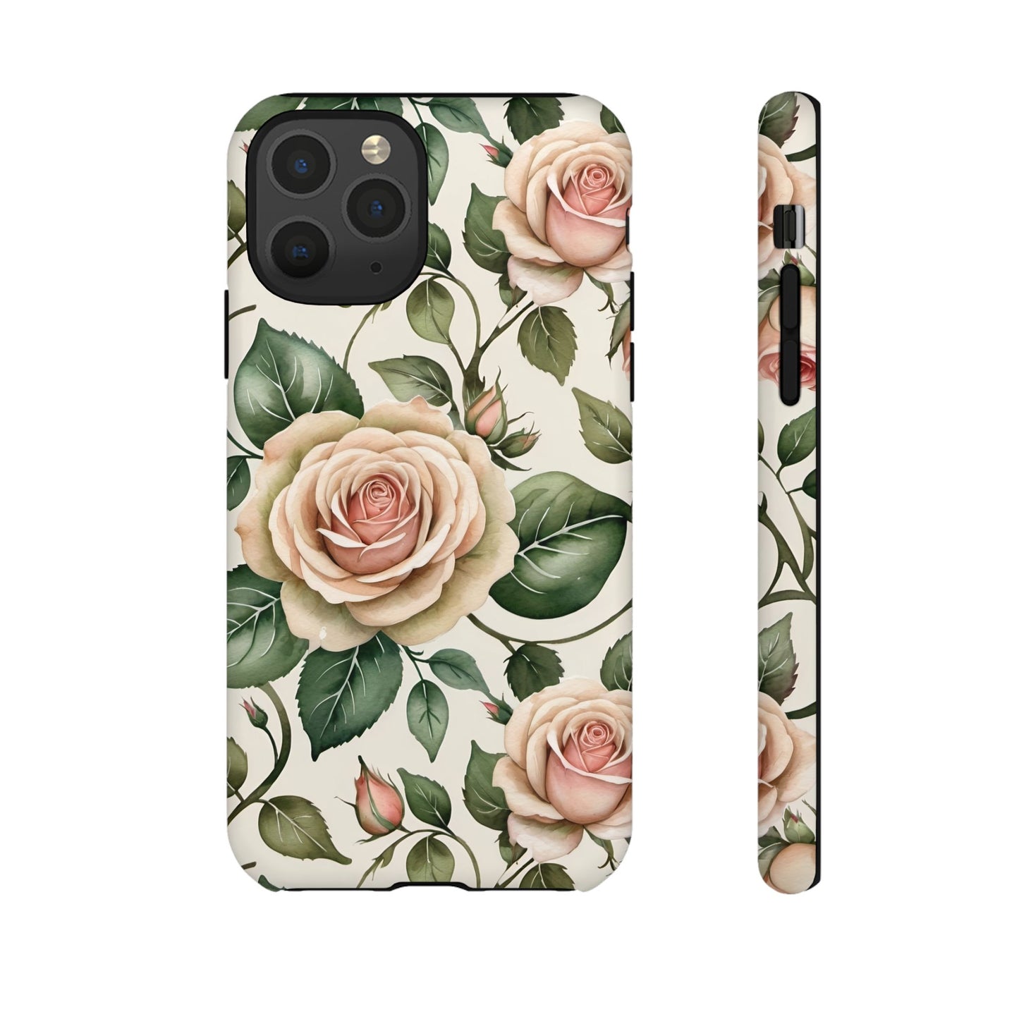 Watercolor Large Roses Tough Cases 2