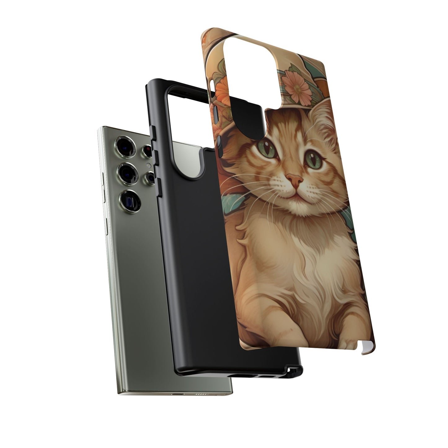 Alphonse Mucha Tough Phone Cases (A kitten)