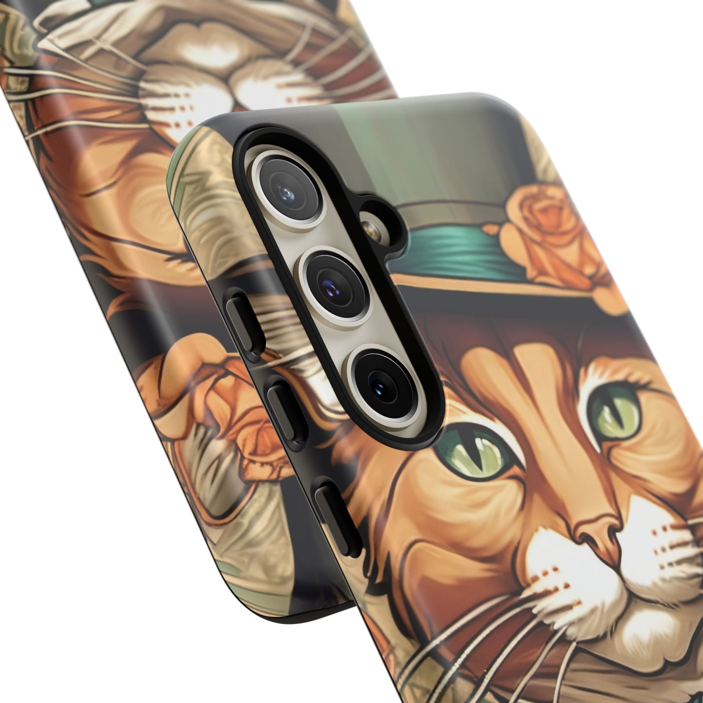 Alphonse Mucha Tough Phone Cases (A gentleman cat)