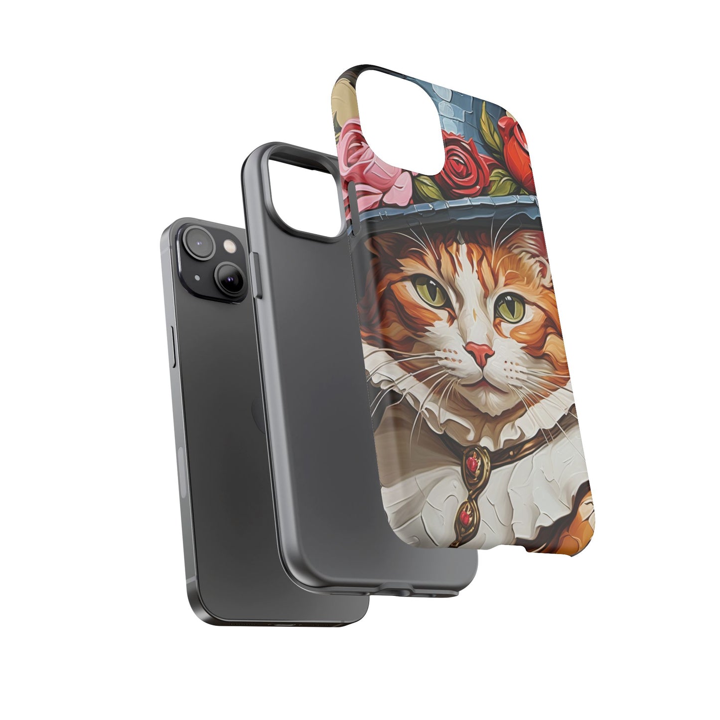 Oil Painting Cat Tough Phone Cases (A Gentleman)