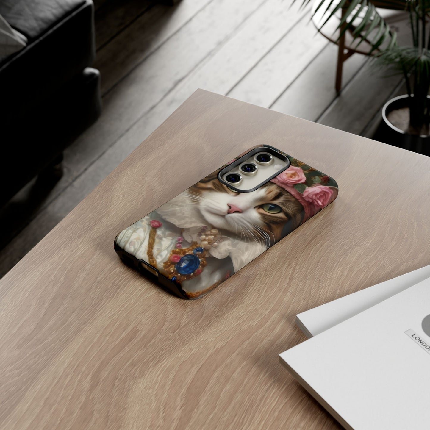 Rococo Cat Tough Phone Cases (A Queen)