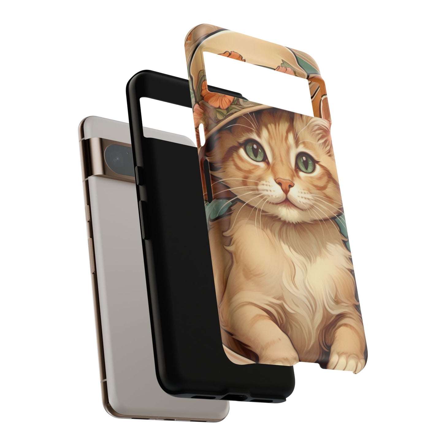 Alphonse Mucha Tough Phone Cases (A kitten)