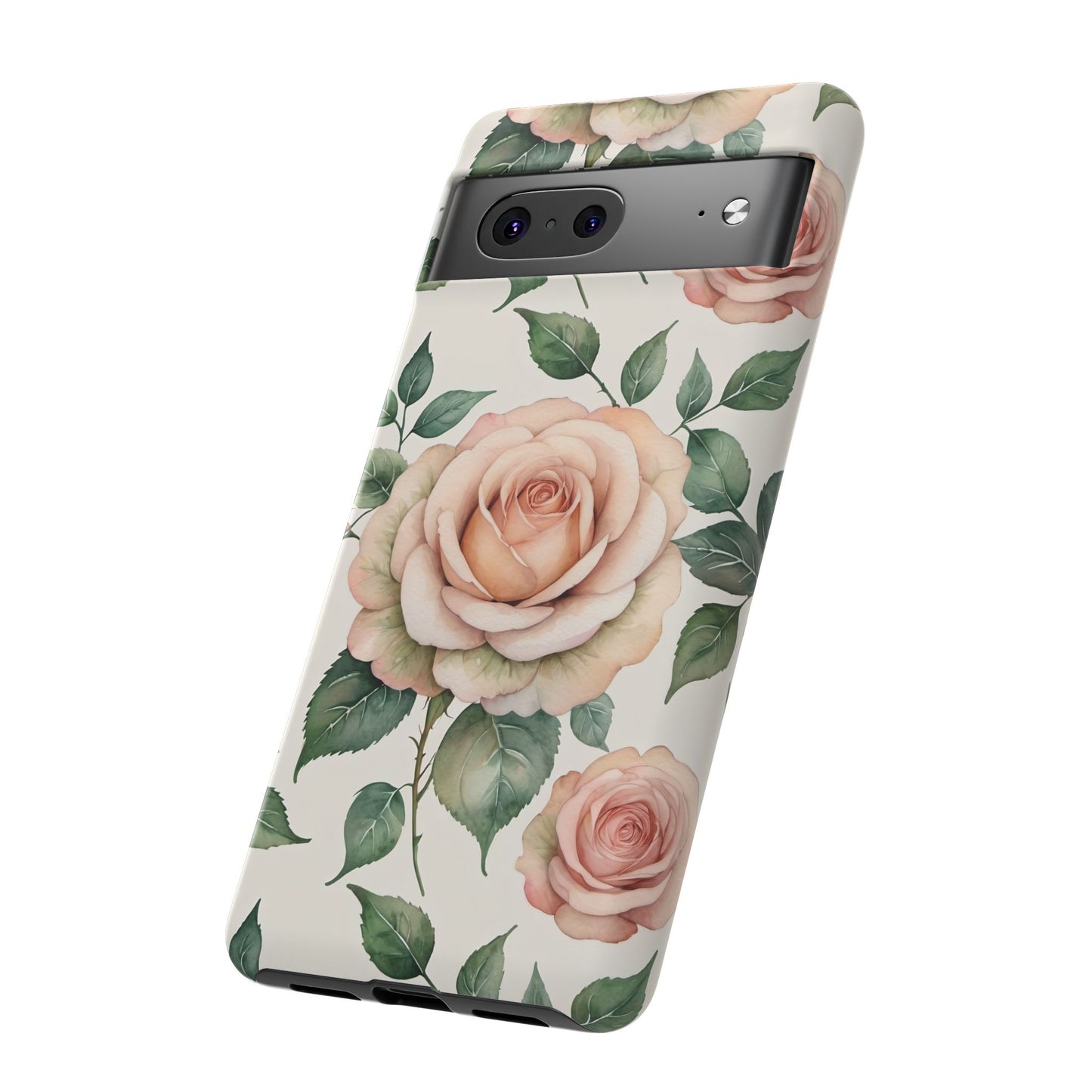 Watercolor Large Roses Tough Cases