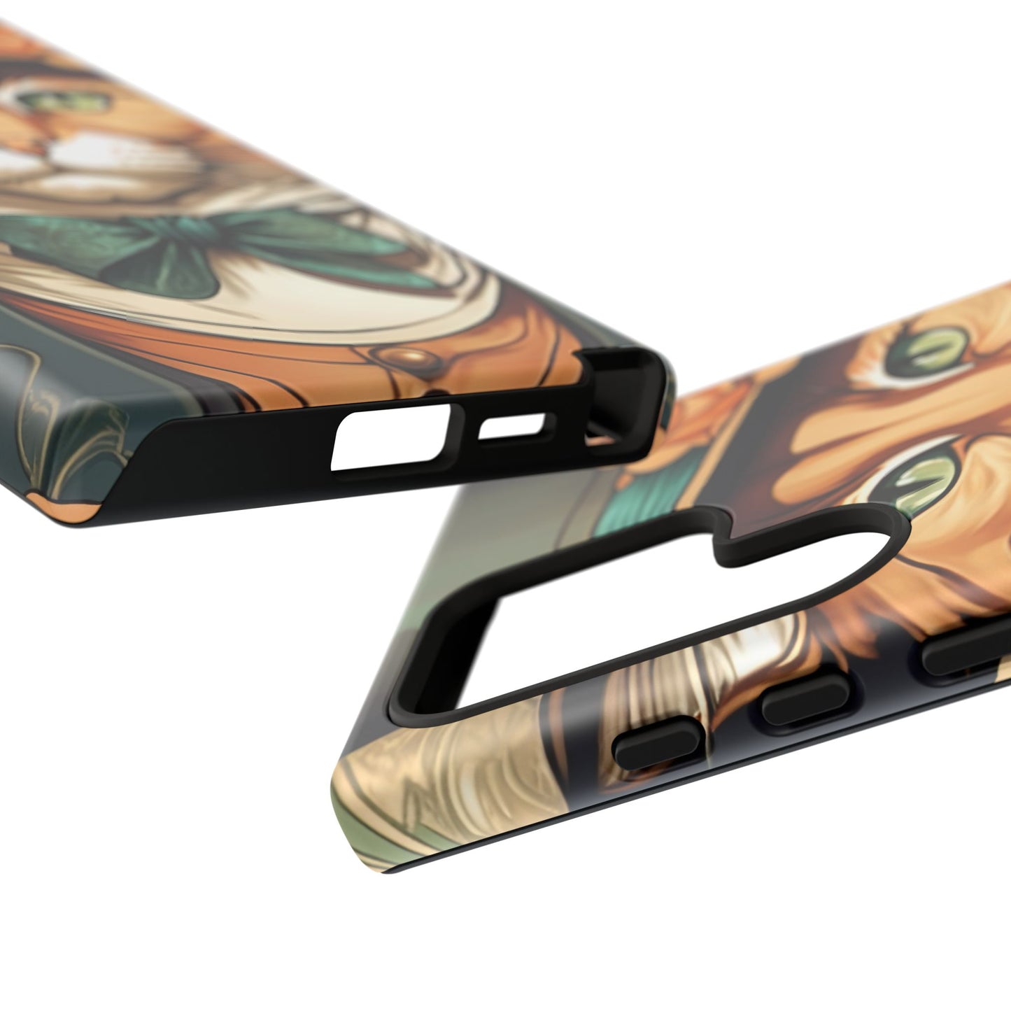 Alphonse Mucha Tough Phone Cases (A gentleman cat)