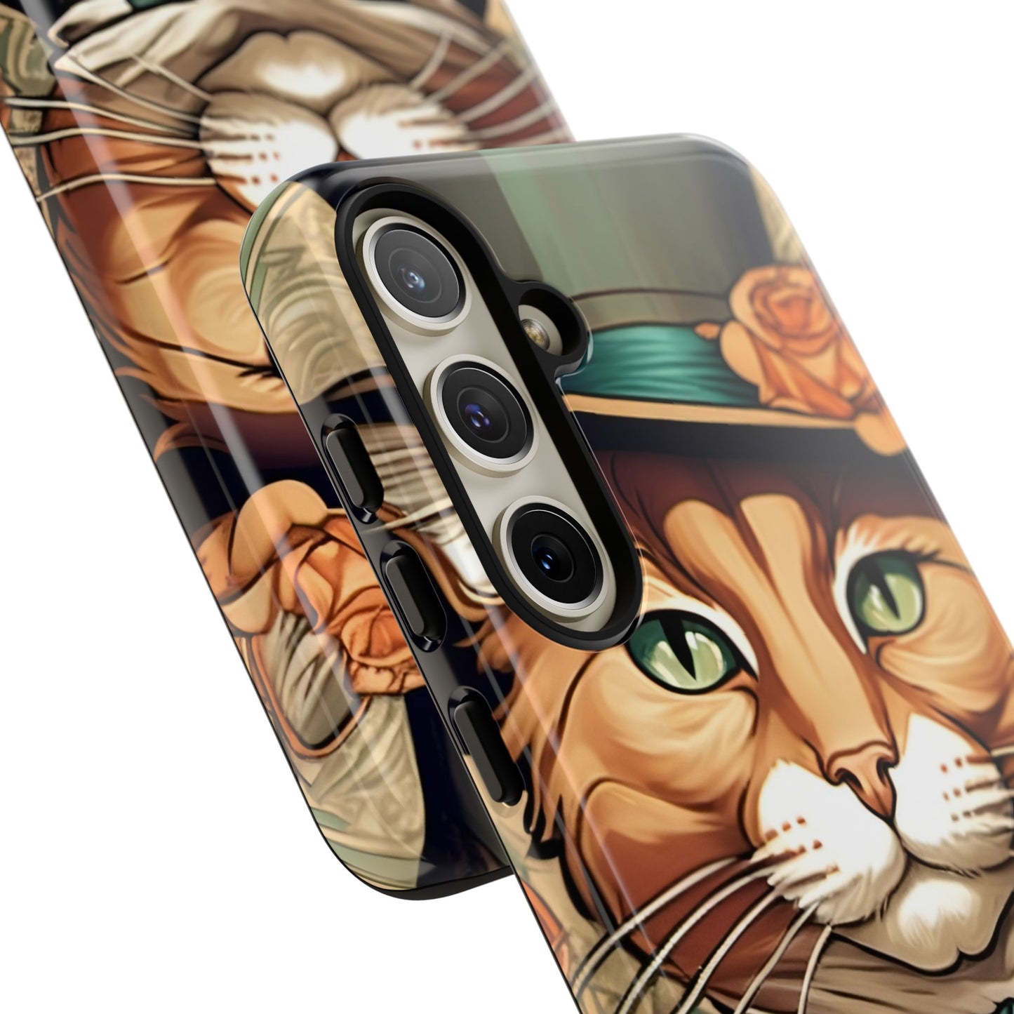 Alphonse Mucha Tough Phone Cases (A gentleman cat)