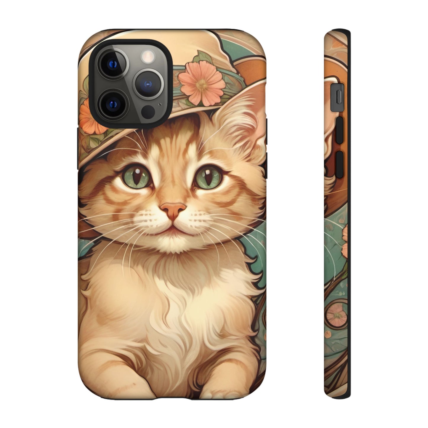 Alphonse Mucha Tough Phone Cases (A kitten)