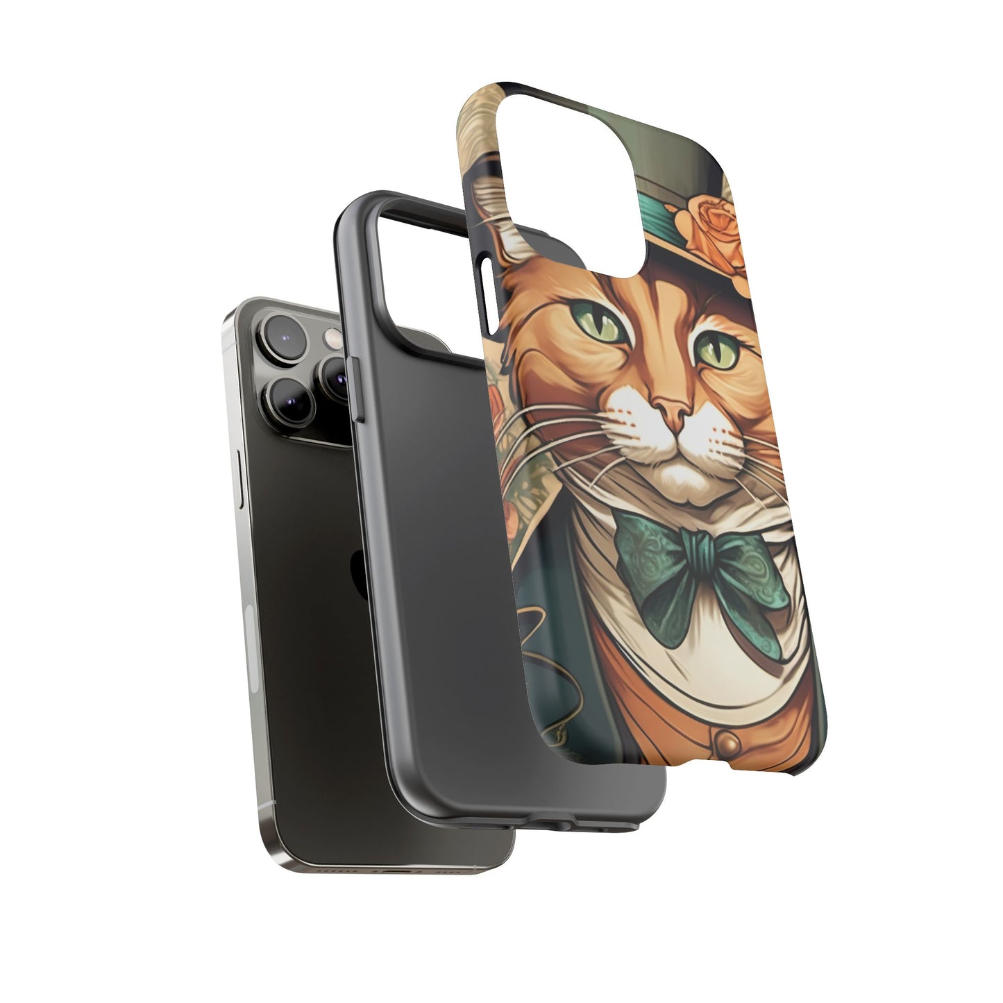 Alphonse Mucha Tough Phone Cases (A gentleman cat)