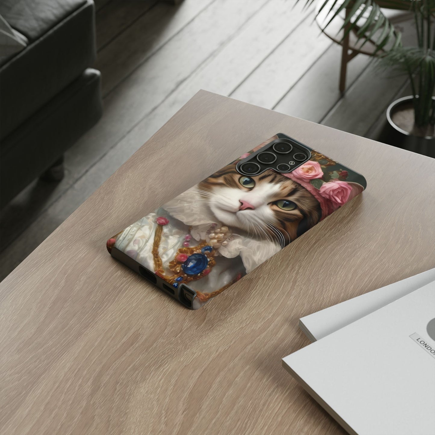 Rococo Cat Tough Phone Cases (A Queen)