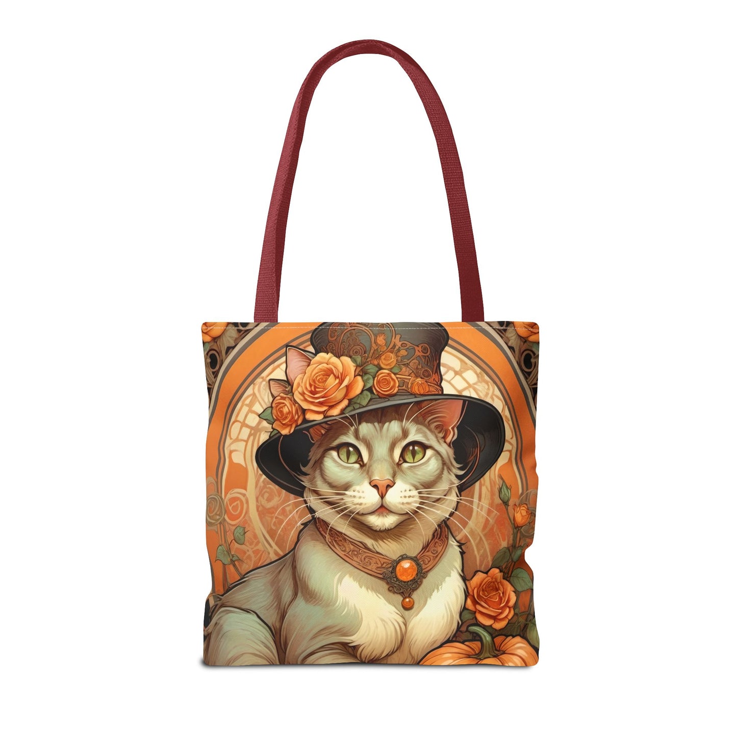 Halloween Art Nouveau Cat Tote