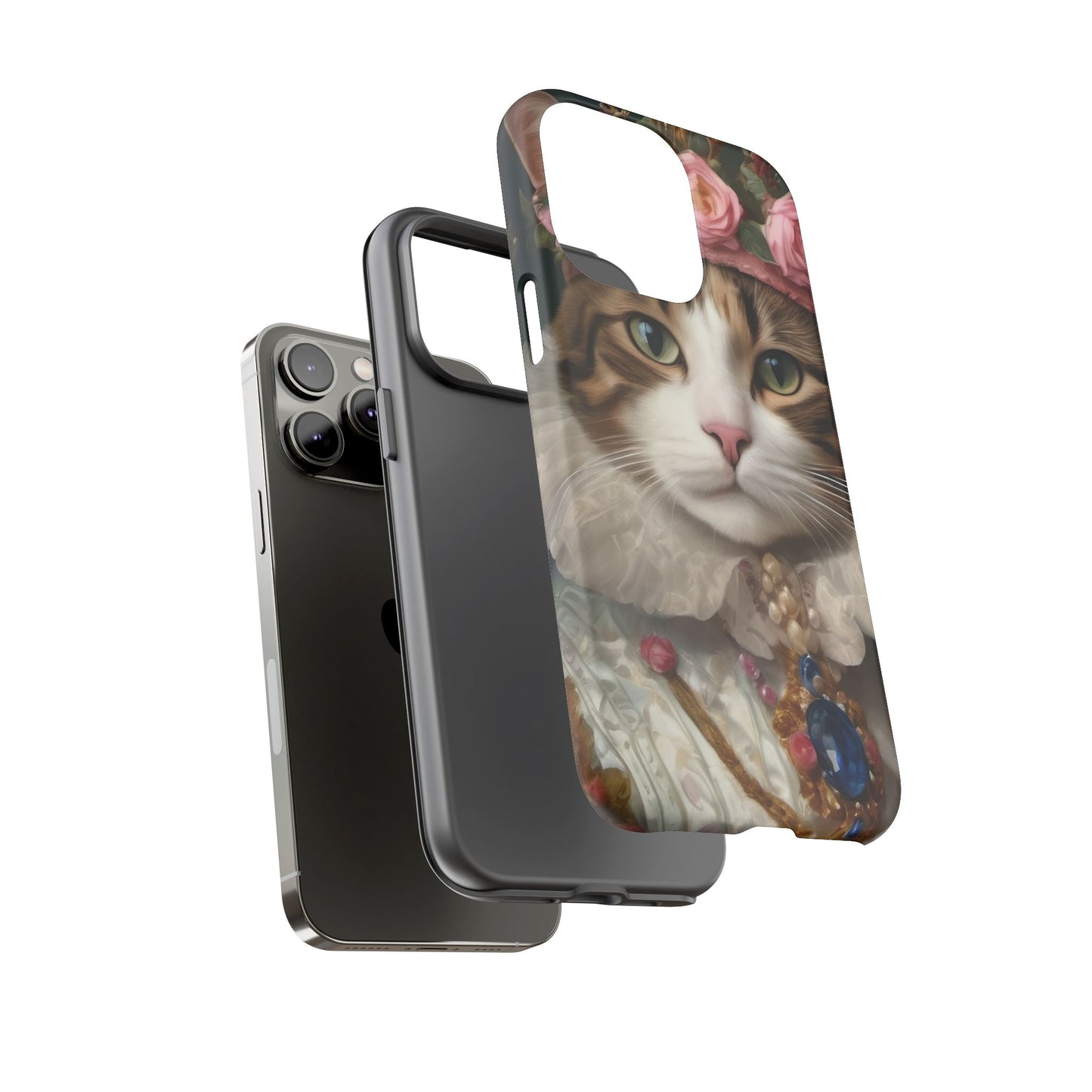 Rococo Cat Tough Phone Cases (A Queen)