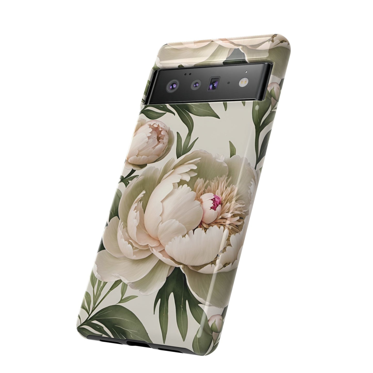 Watercolor Large Peonies Tough Cases