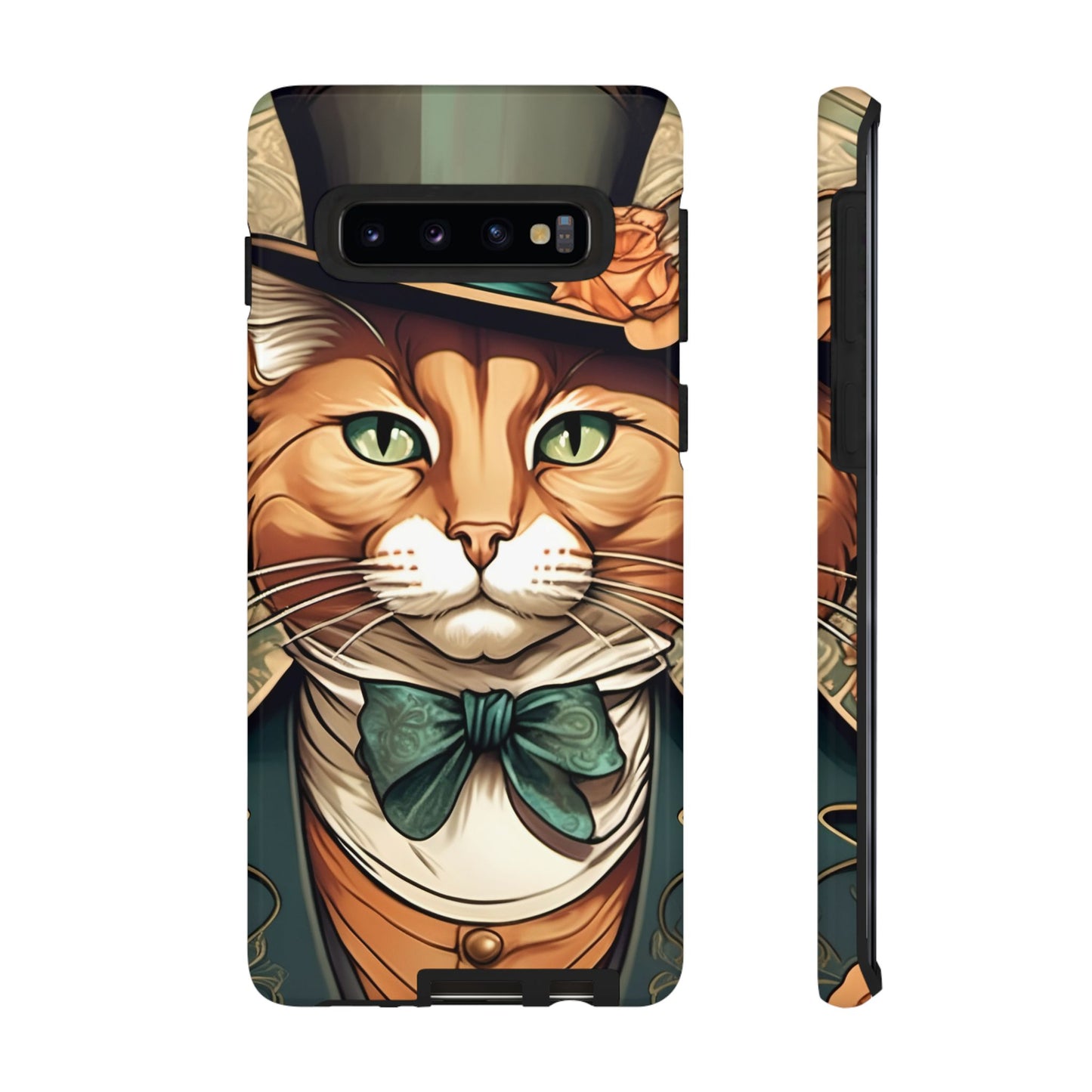 Alphonse Mucha Tough Phone Cases (A gentleman cat)