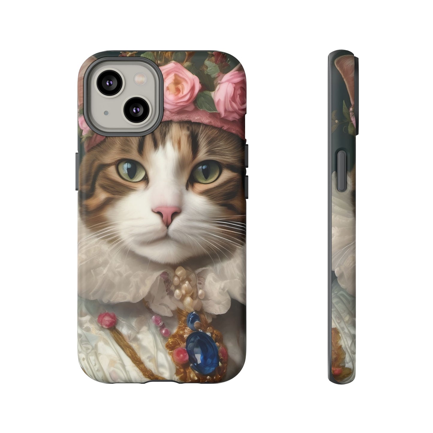 Rococo Cat Tough Phone Cases (A Queen)