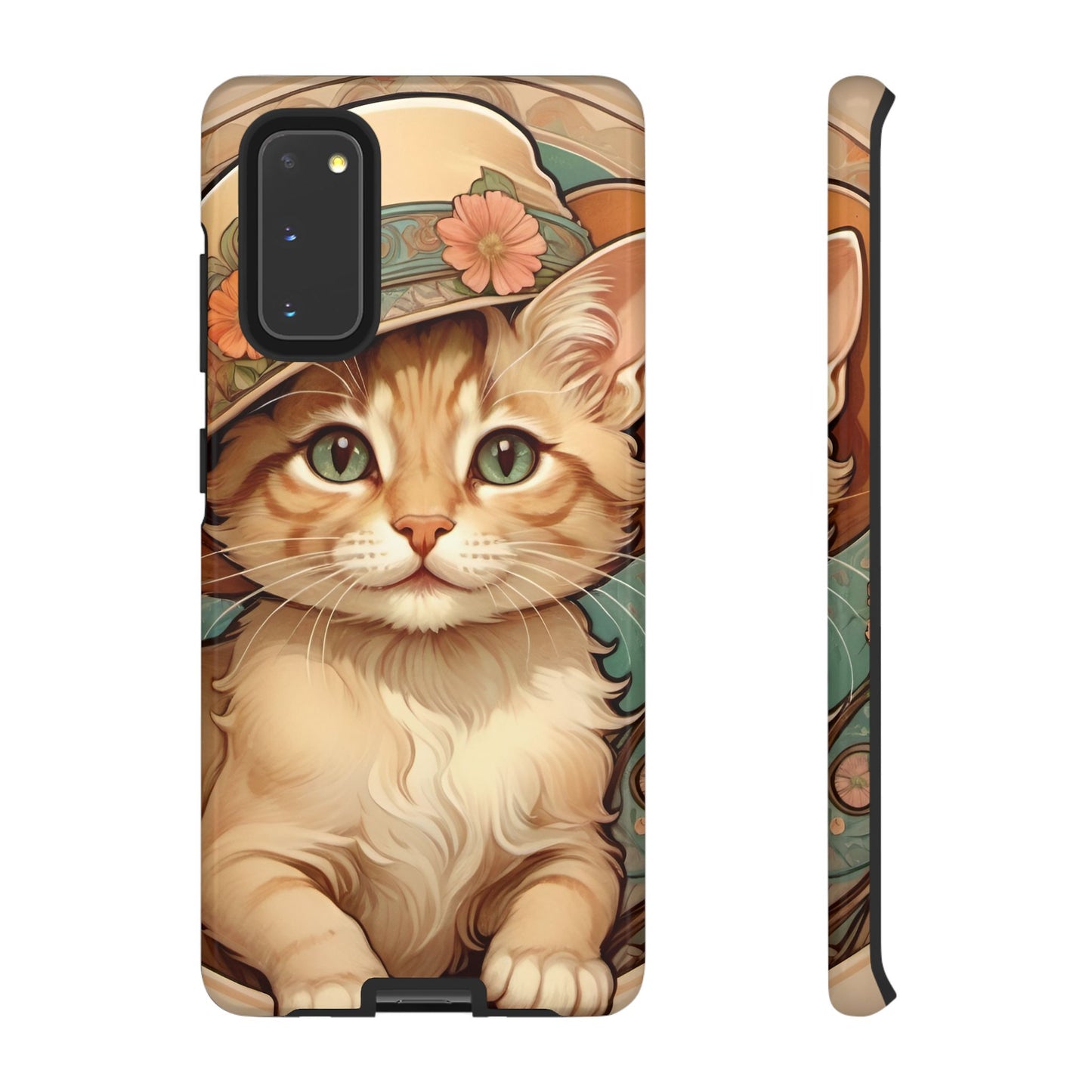 Alphonse Mucha Tough Phone Cases (A kitten)