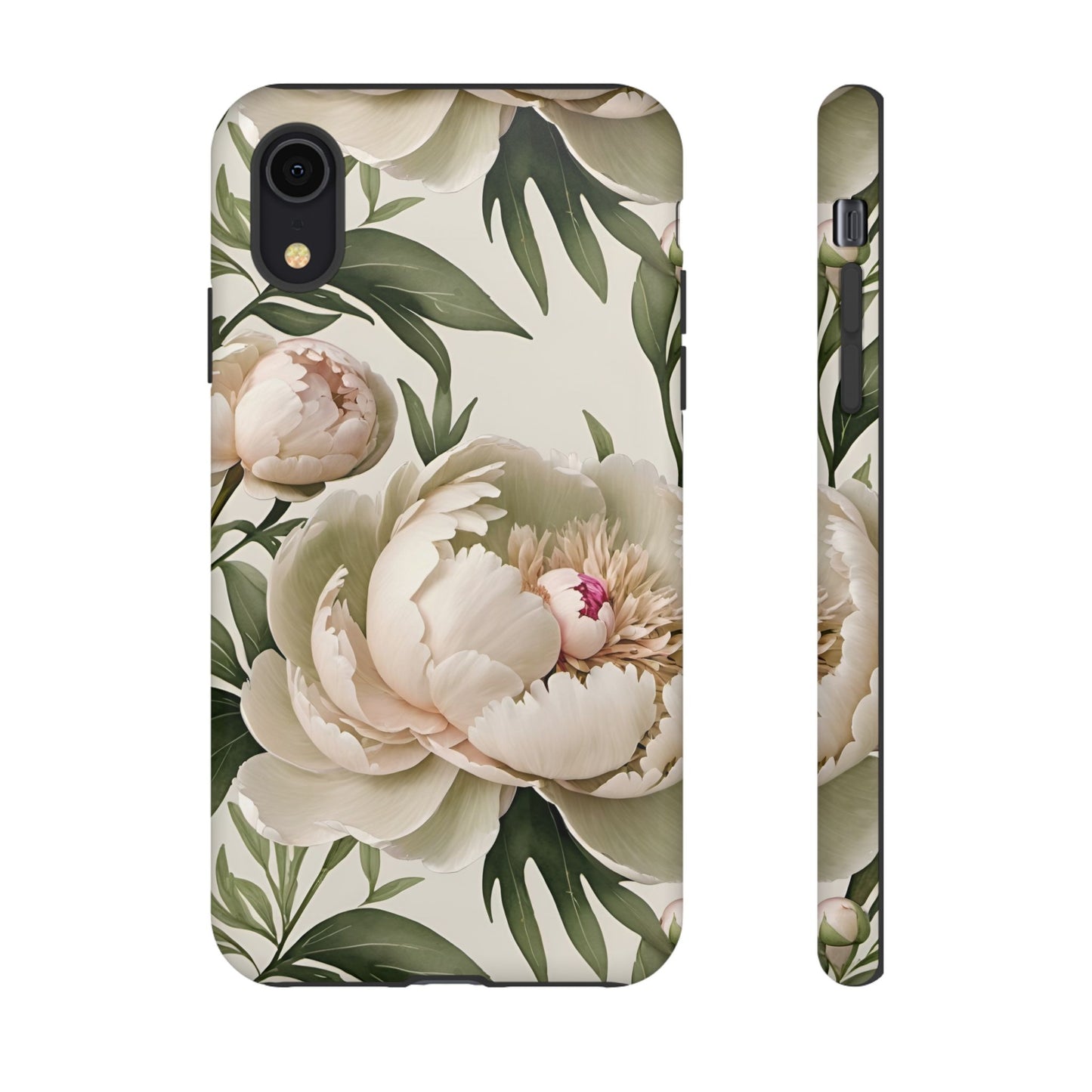 Watercolor Large Peonies Tough Cases
