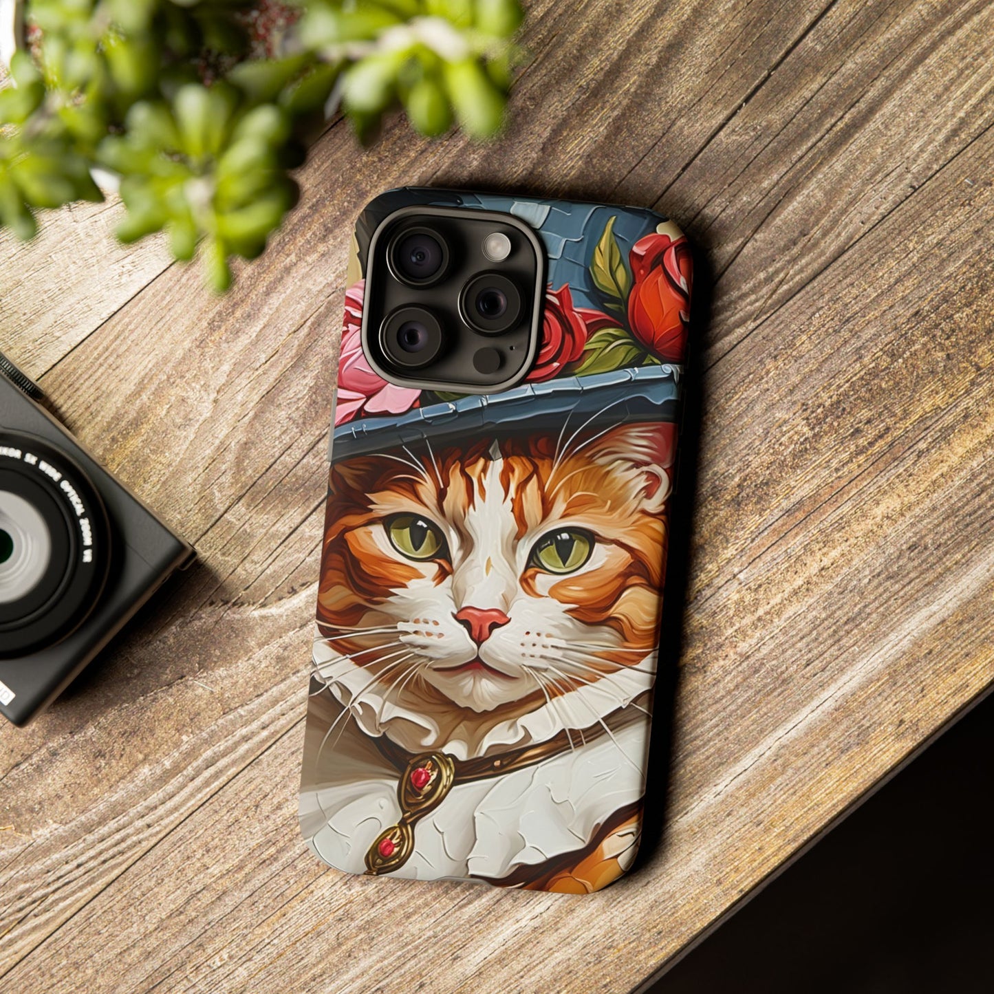 Oil Painting Cat Tough Phone Cases (A Gentleman)