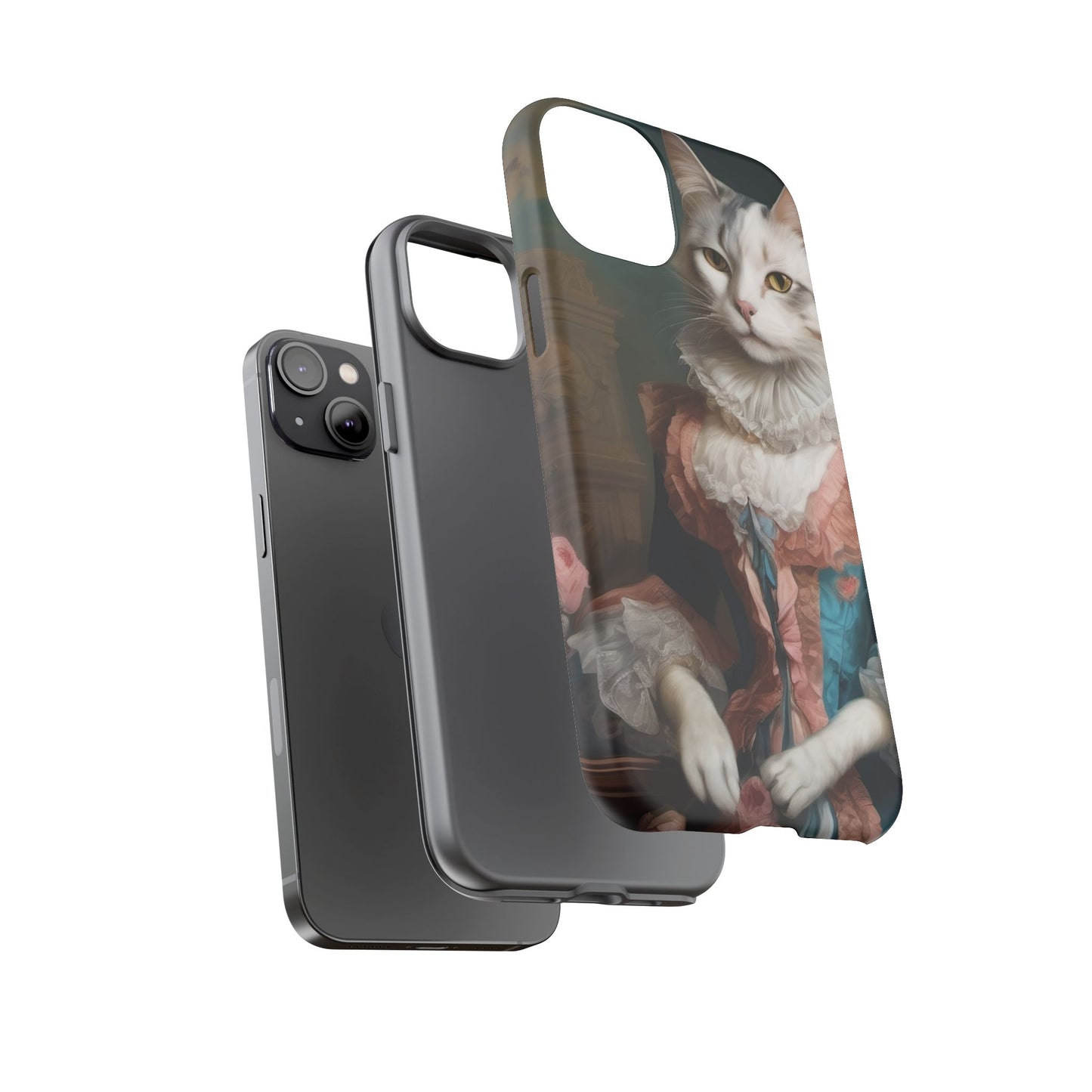 Rococo Cat Tough Phone Cases (A Queen 3)