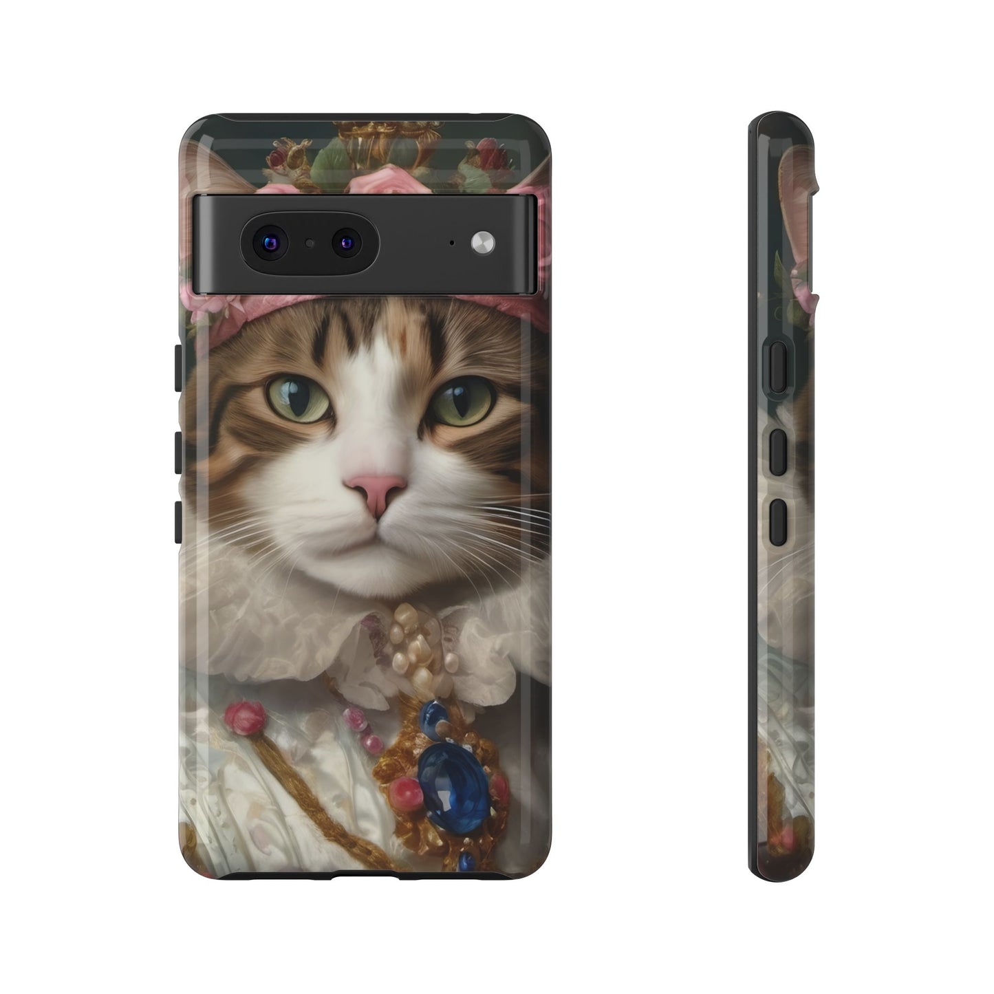 Rococo Cat Tough Phone Cases (A Queen)