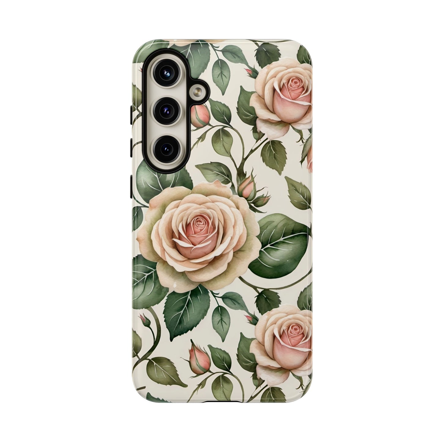 Watercolor Large Roses Tough Cases 2