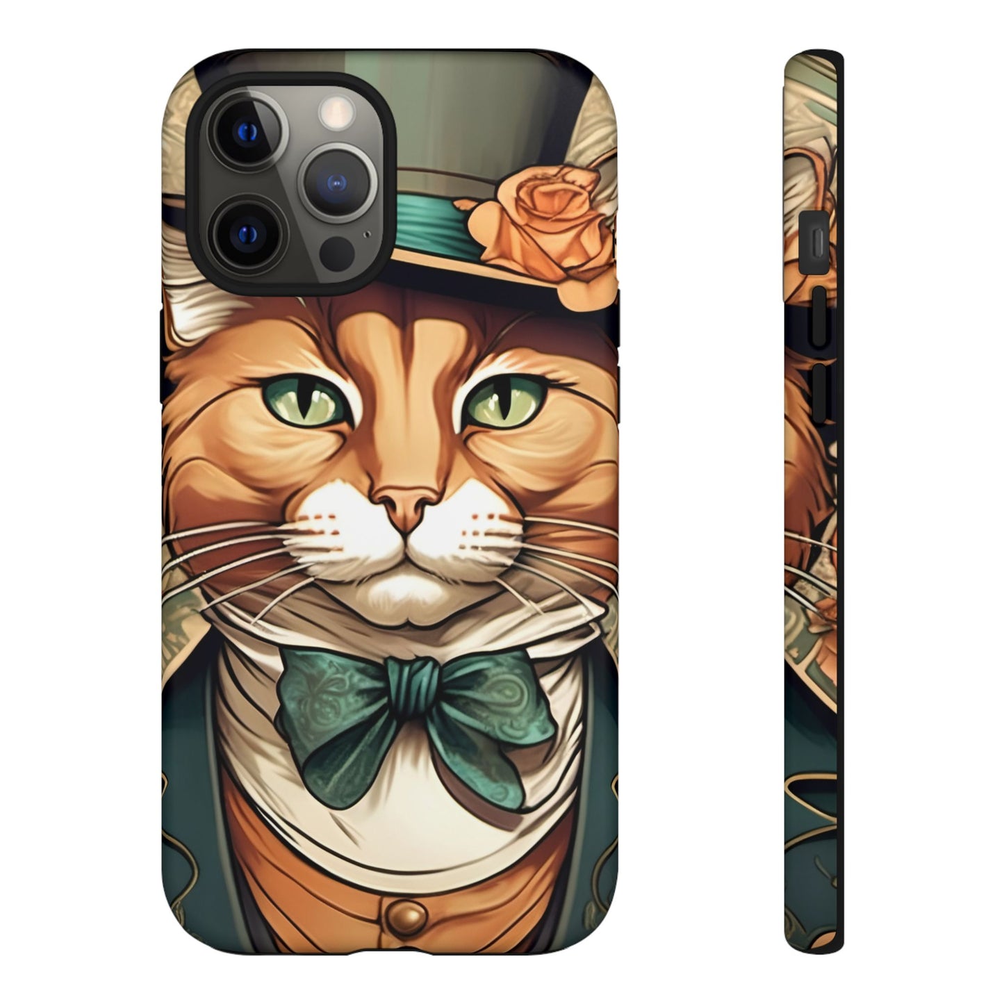 Alphonse Mucha Tough Phone Cases (A gentleman cat)