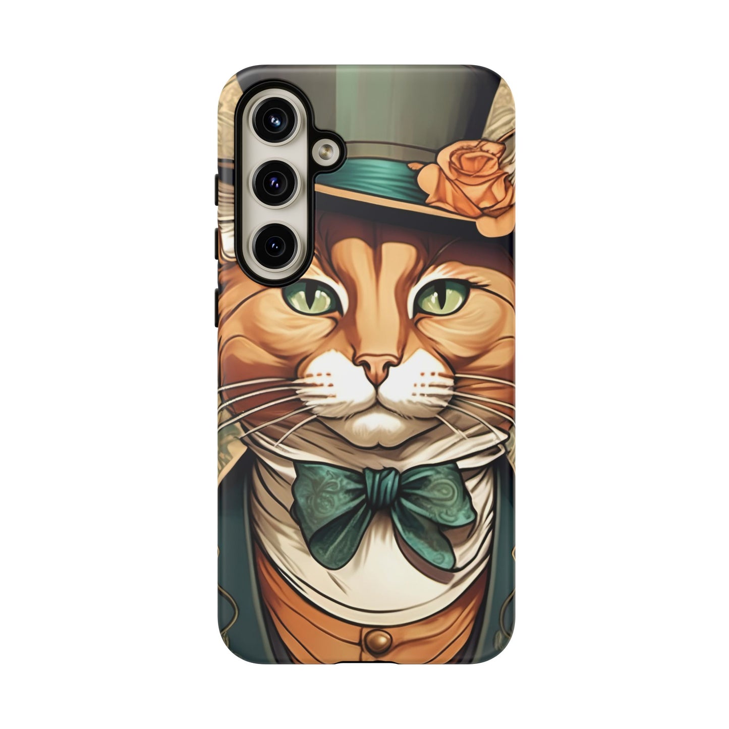 Alphonse Mucha Tough Phone Cases (A gentleman cat)