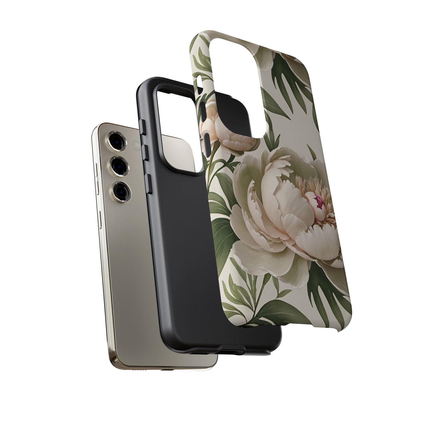Watercolor Large Peonies Tough Cases