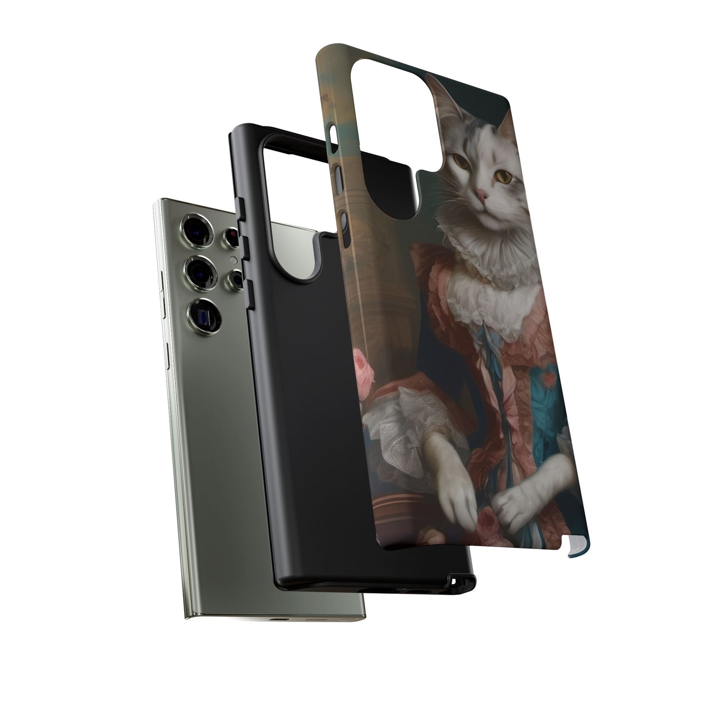 Rococo Cat Tough Phone Cases (A Queen 3)