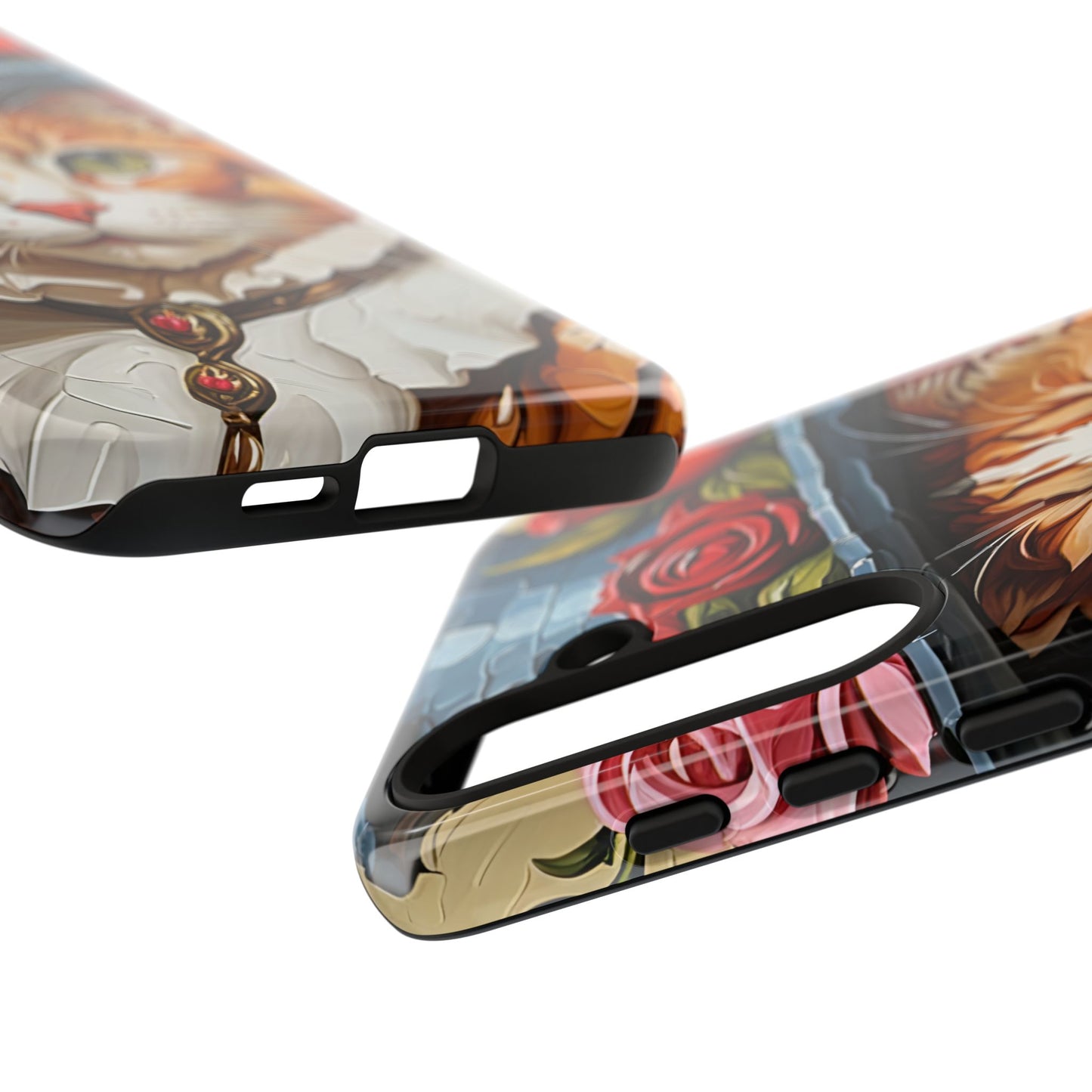 Oil Painting Cat Tough Phone Cases (A Gentleman)