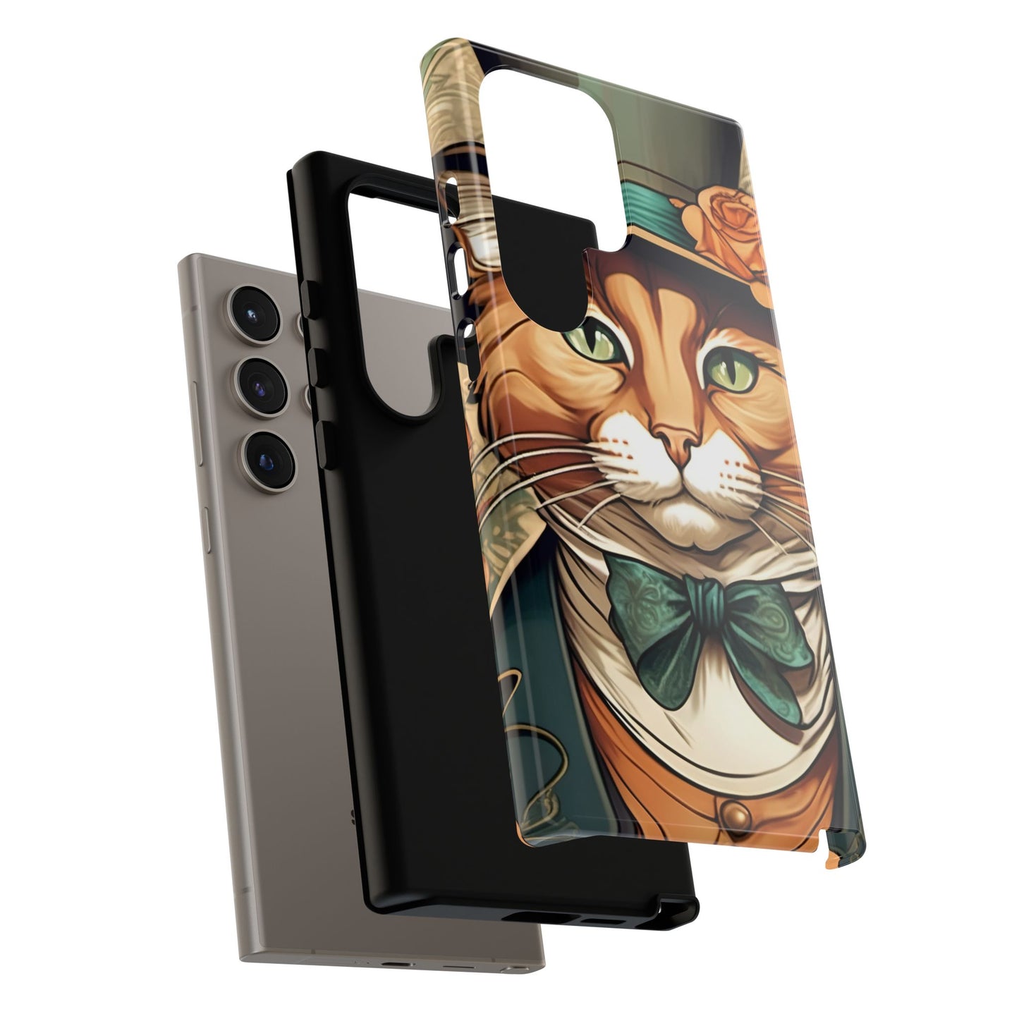 Alphonse Mucha Tough Phone Cases (A gentleman cat)