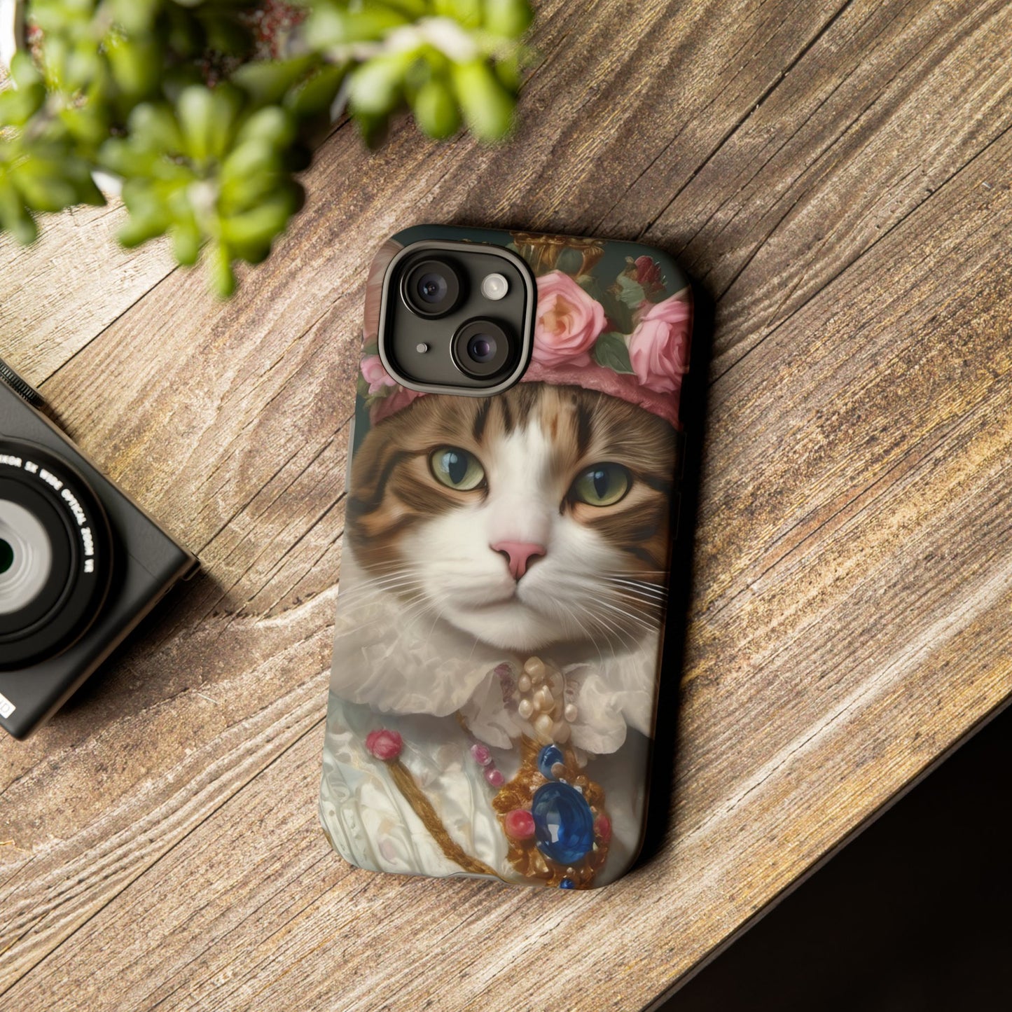 Rococo Cat Tough Phone Cases (A Queen)