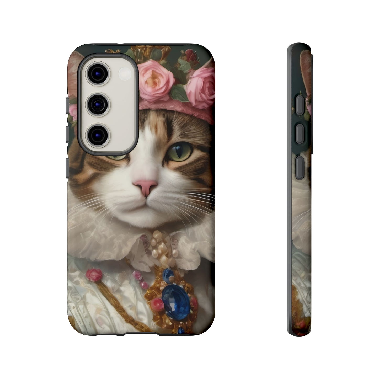 Rococo Cat Tough Phone Cases (A Queen)