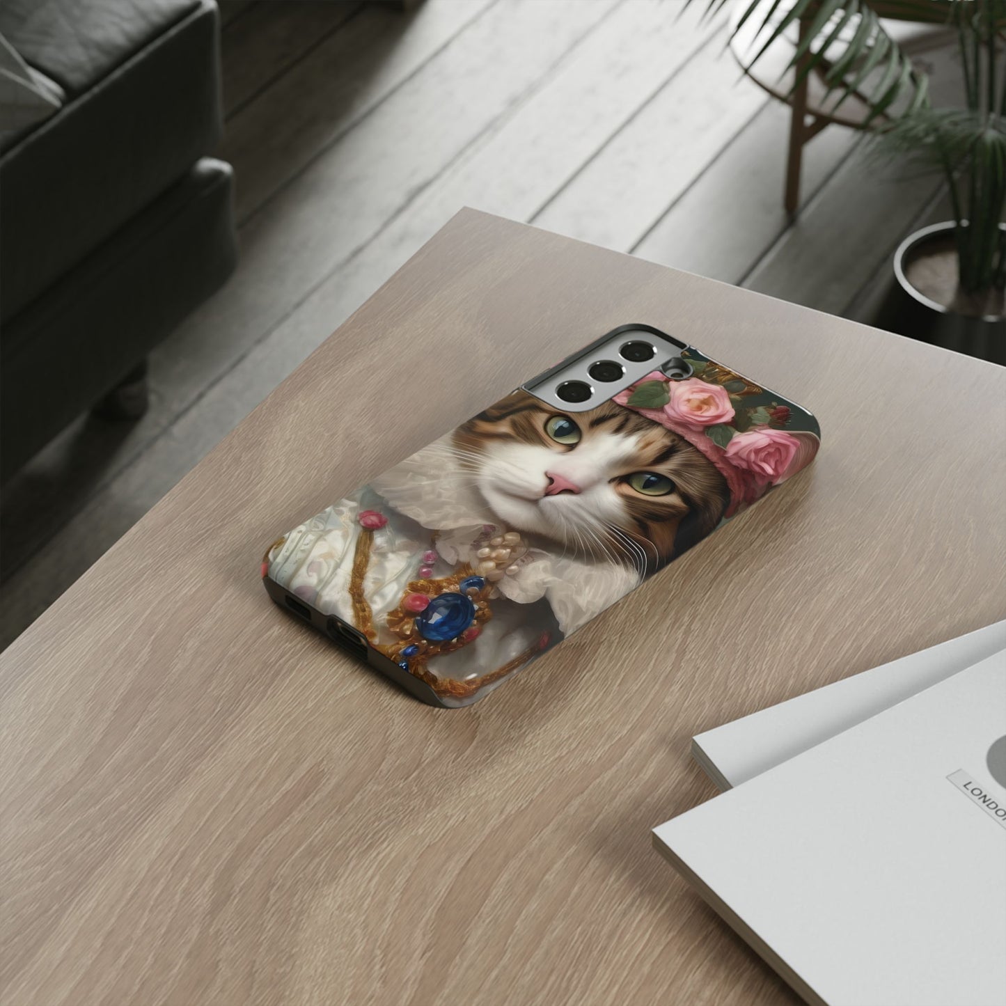 Rococo Cat Tough Phone Cases (A Queen)
