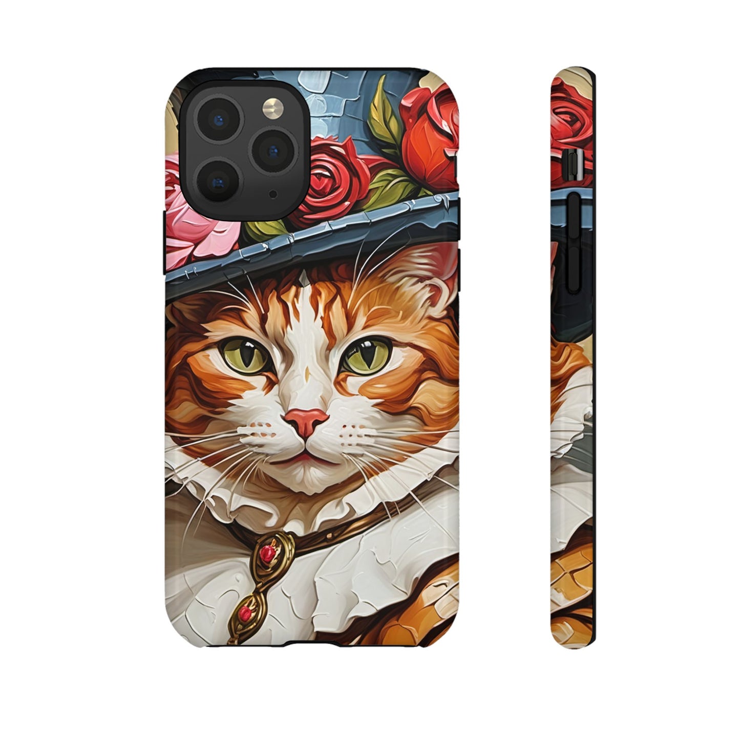 Oil Painting Cat Tough Phone Cases (A Gentleman)