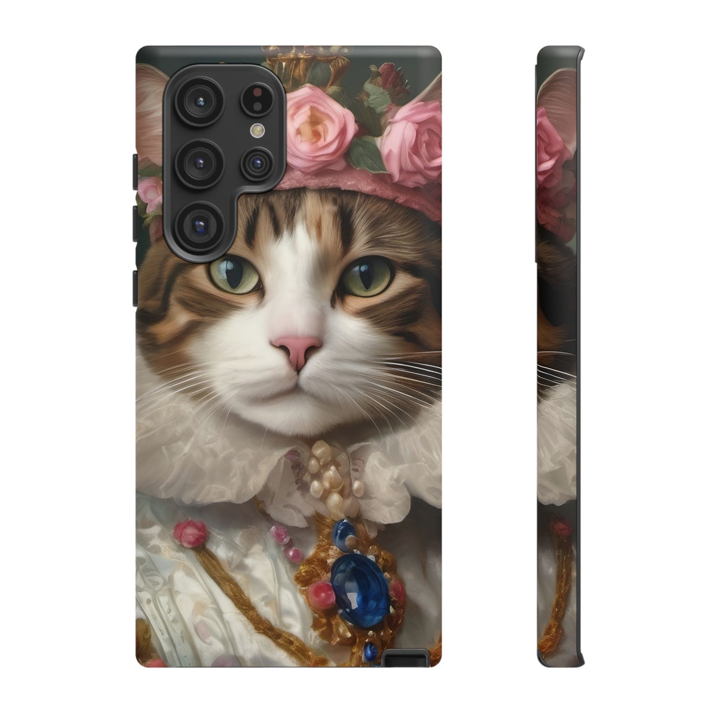 Rococo Cat Tough Phone Cases (A Queen)