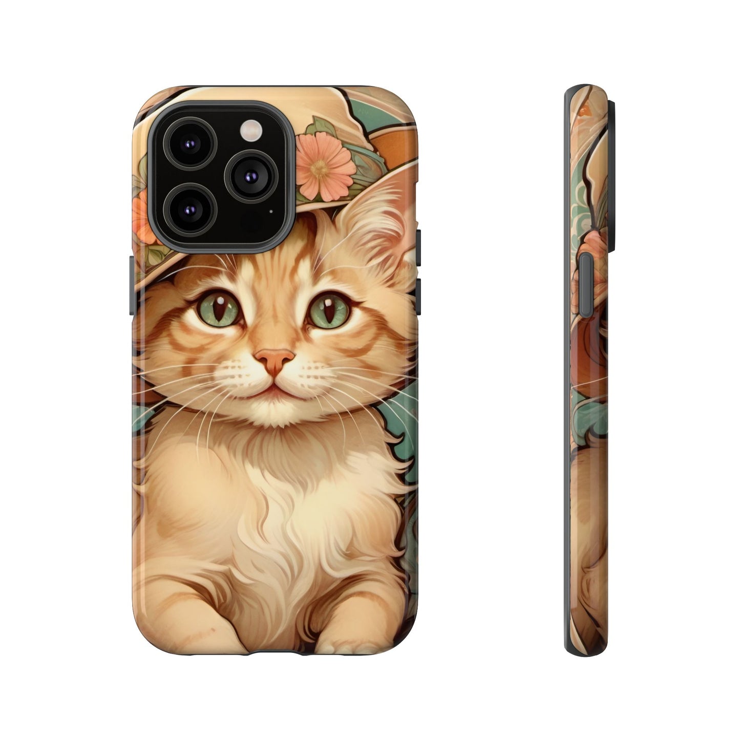 Alphonse Mucha Tough Phone Cases (A kitten)
