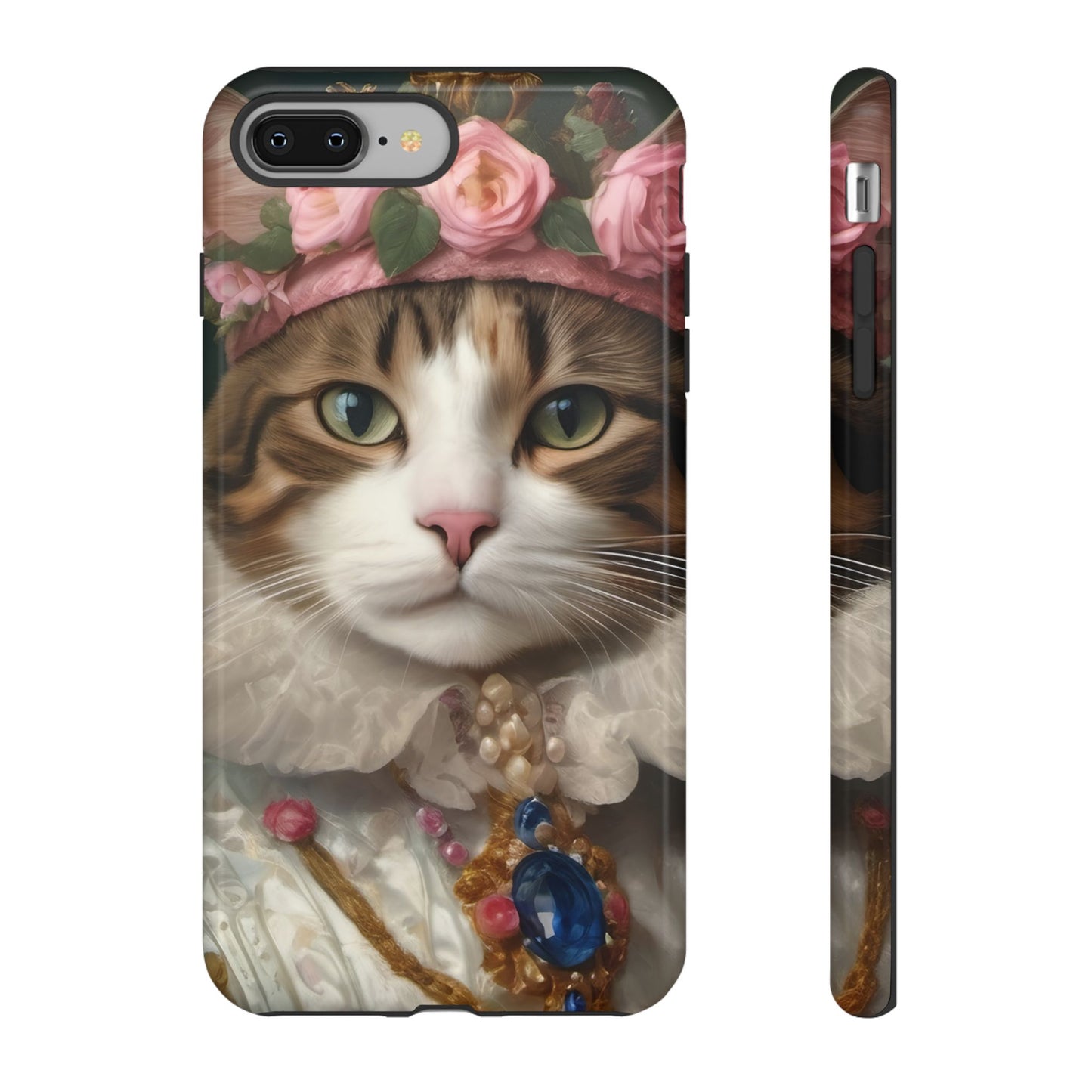 Rococo Cat Tough Phone Cases (A Queen)