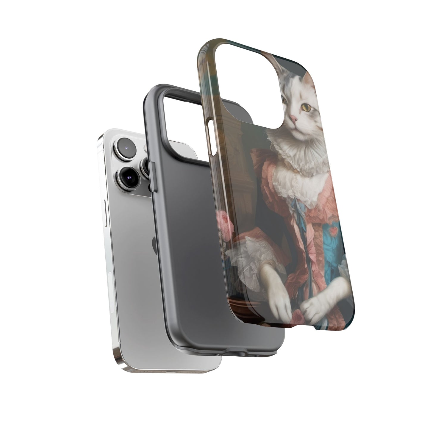 Rococo Cat Tough Phone Cases (A Queen 3)
