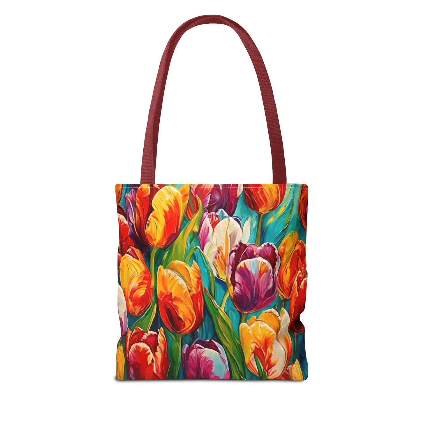 Vincent Van Gogh inspired Colorful Tulips Tote Bag