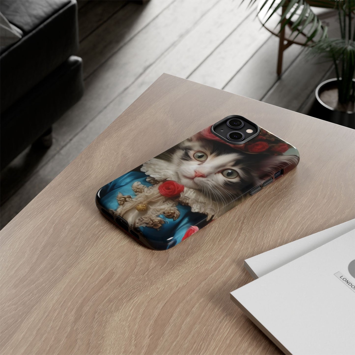 Rococo Cat Tough Phone Cases (A Kitten)