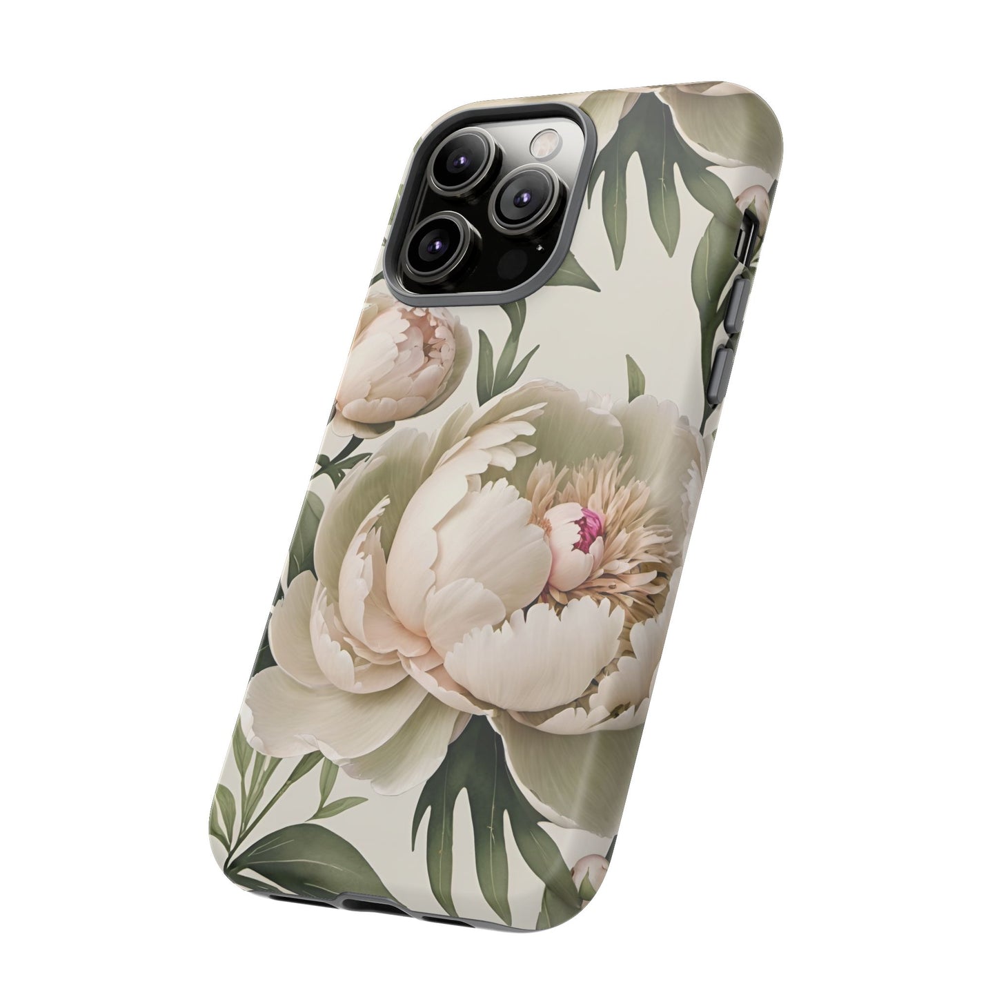 Watercolor Large Peonies Tough Cases