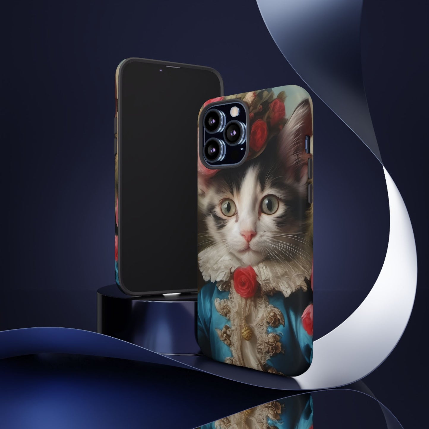 Rococo Cat Tough Phone Cases (A Kitten)