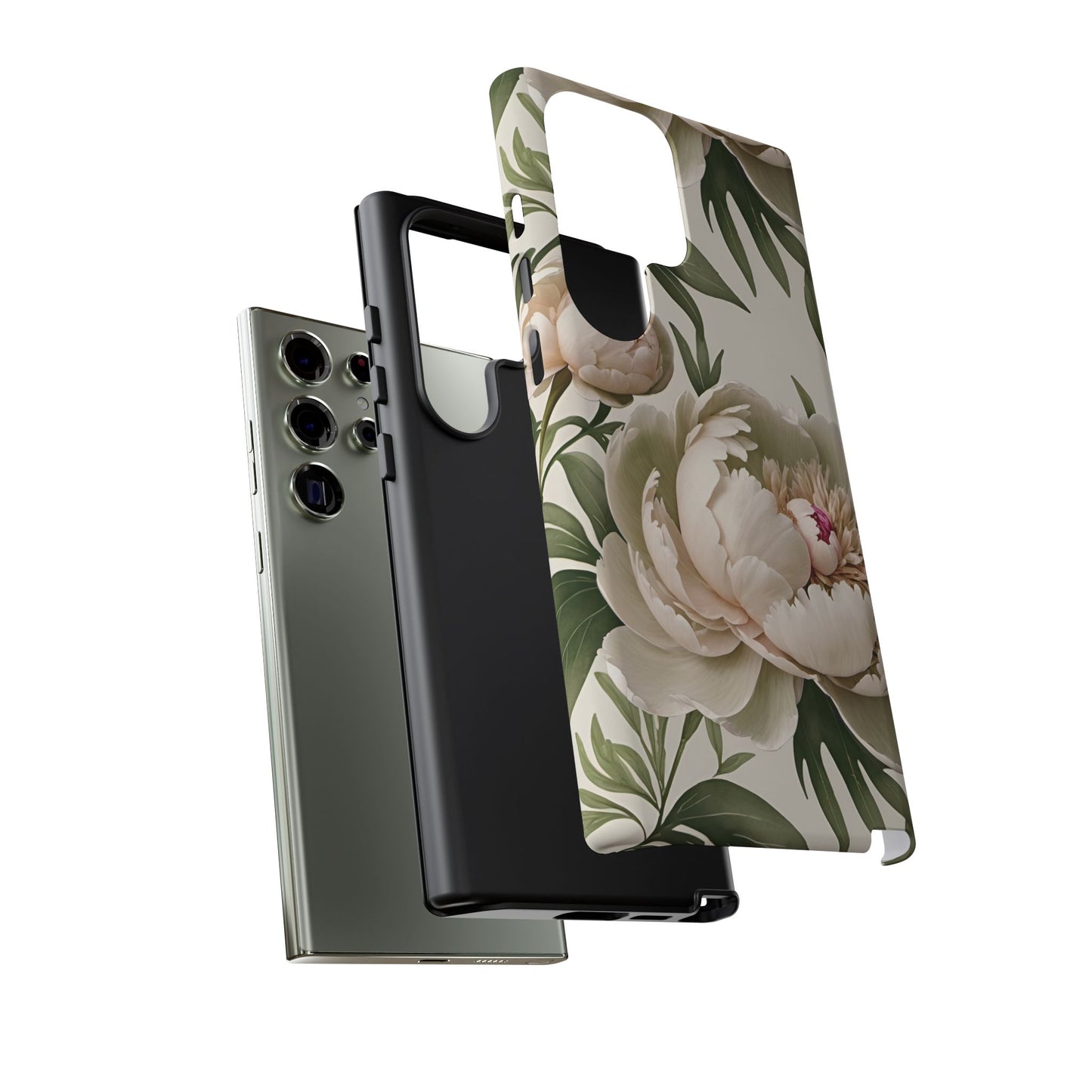 Watercolor Large Peonies Tough Cases