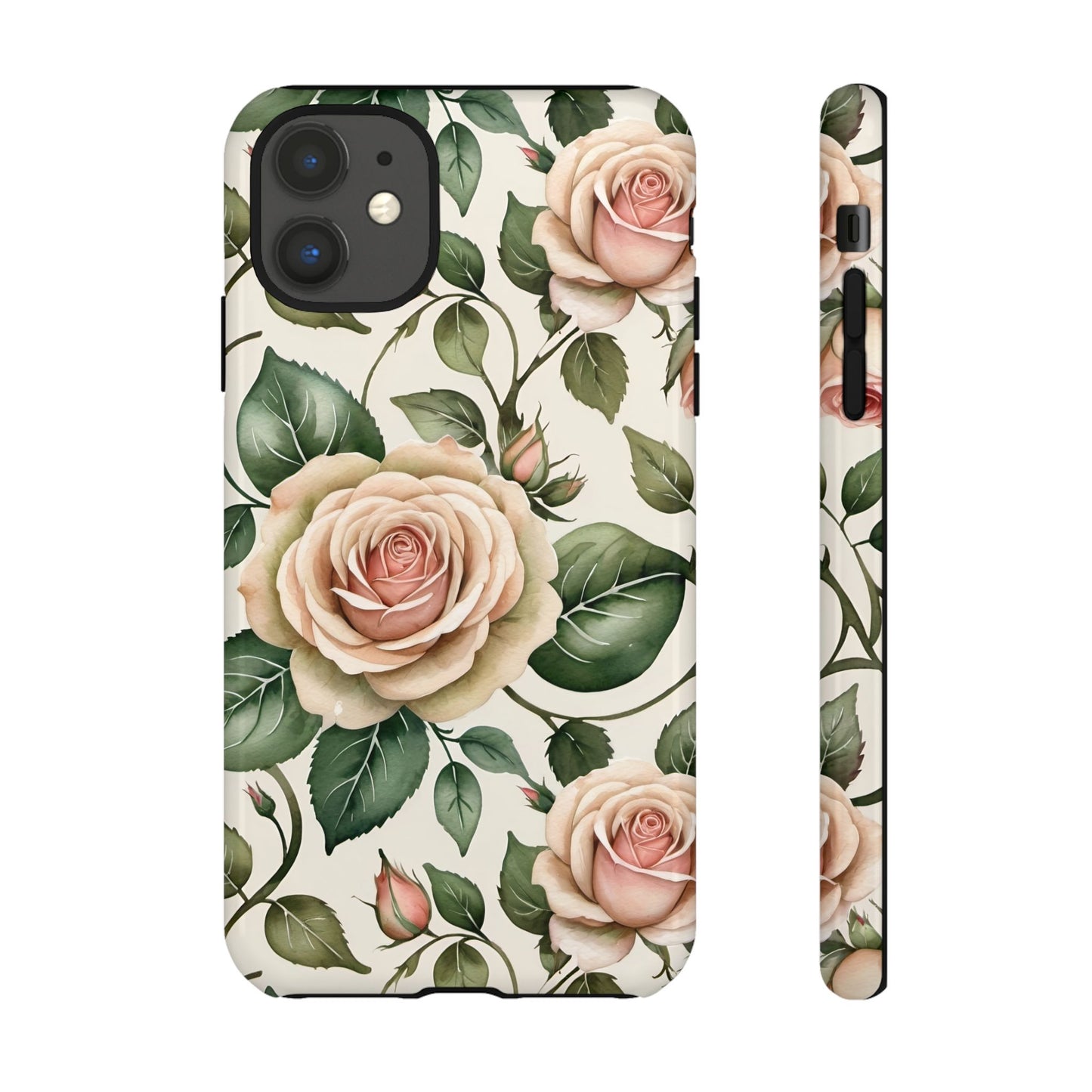 Watercolor Large Roses Tough Cases 2