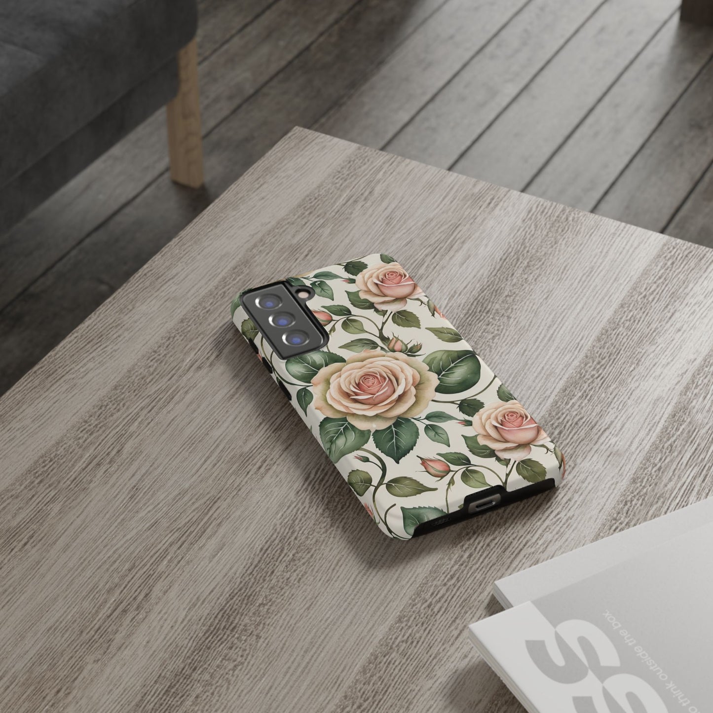 Watercolor Large Roses Tough Cases 2