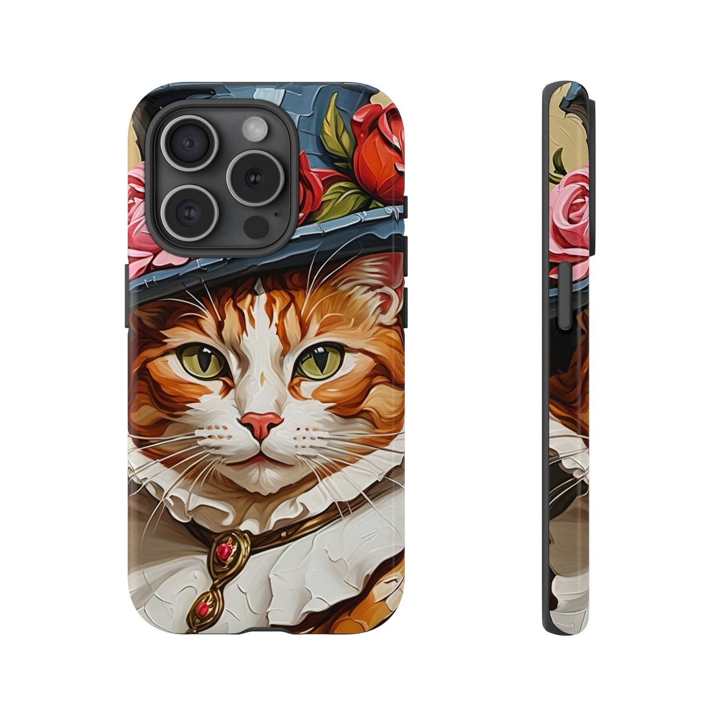 Oil Painting Cat Tough Phone Cases (A Gentleman)