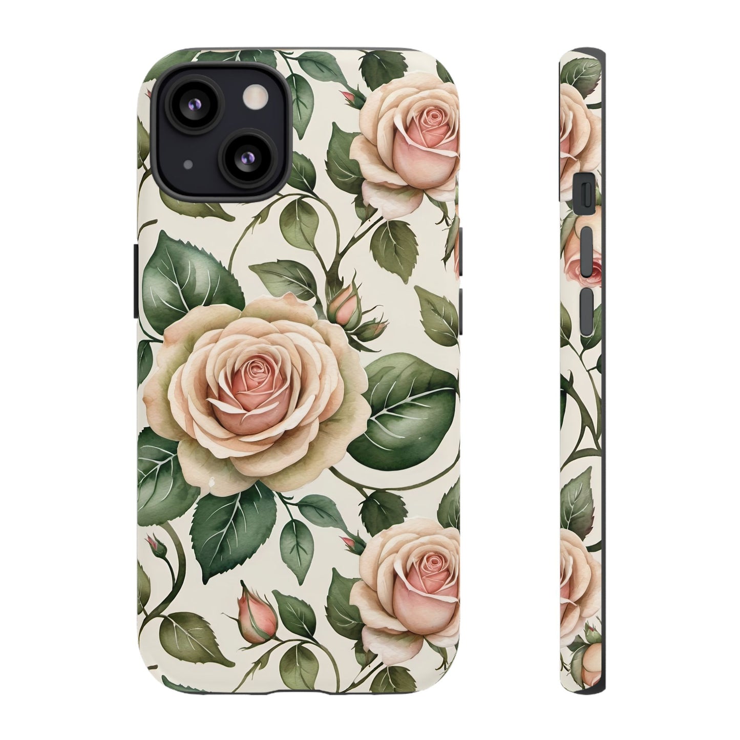 Watercolor Large Roses Tough Cases 2